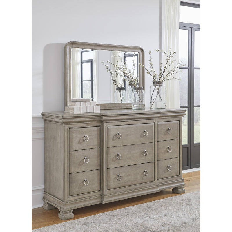 Signature Design by Ashley Lexorne 9-Drawer Dresser with Mirror B924-31/B924-36 IMAGE 2