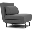 Monarch 8591T09 Swivel Sleeper Chair - Grey IMAGE 1