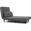 Monarch 8591T09 Swivel Sleeper Chair - Grey IMAGE 2
