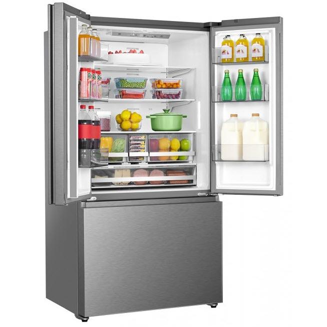 Hisense 36-inch, 22.5 cu. ft. Counter-Depth French 3-Door Refrigerator RF225A3CSE IMAGE 4