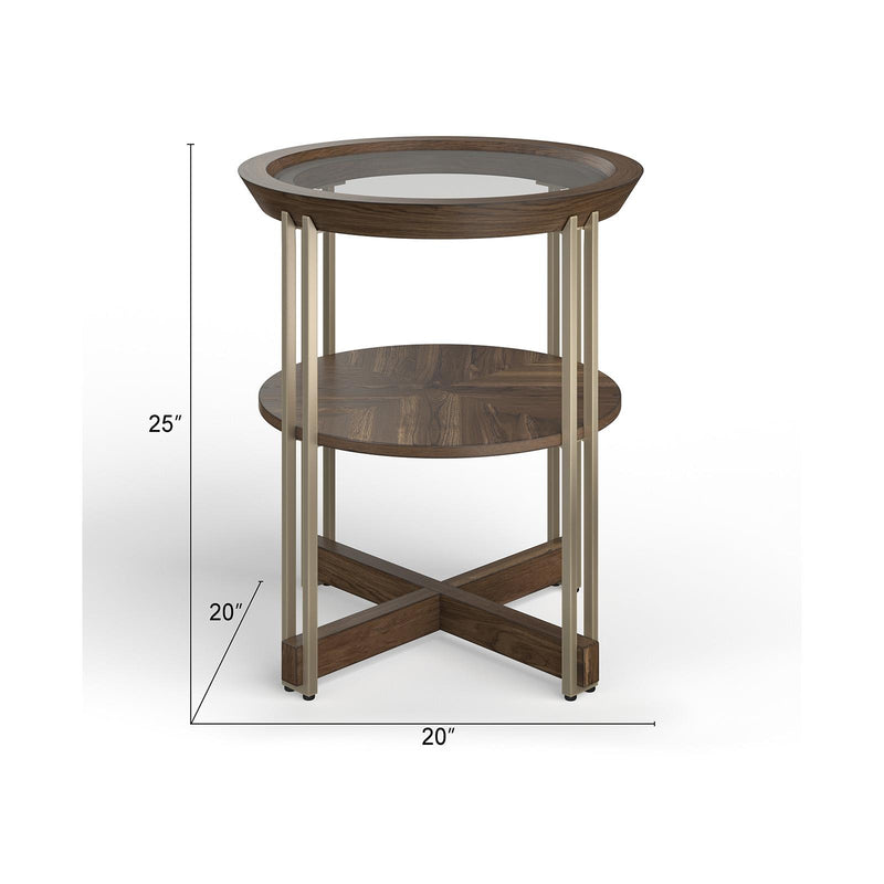 Magnussen Elora End Table T5639-05 IMAGE 3