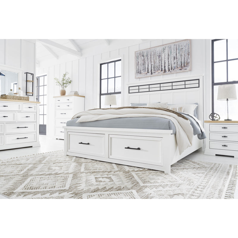 Benchcraft Ashbryn King Panel Bed with Storage B844-58/B844-56S/B844-97 IMAGE 3