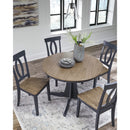  Signature Design by Ashley Landocken D502-15 Round Dining Room Table IMAGE 8