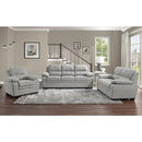  Mazin Furniture Holleman 9333GY-2 Love Seat IMAGE 5