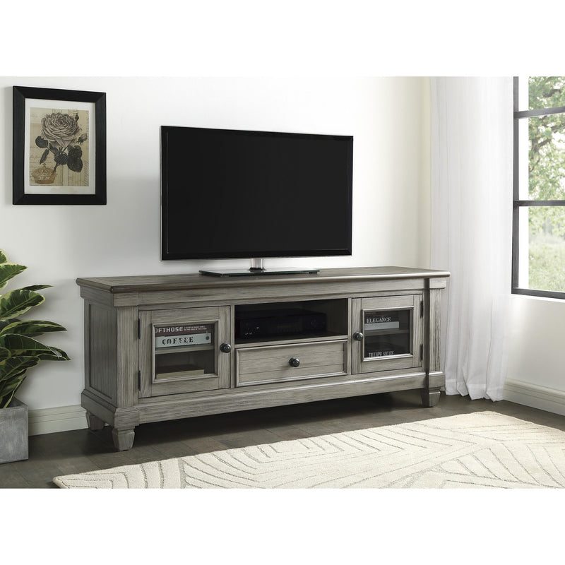 Mazin Furniture Granby TV Stand with Cable Management 56270GY-64T IMAGE 4