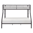 Mazin Furniture Lunar B2009DZTF-1 Twin/Full Bunk Bed IMAGE 2