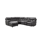  Mazin Furniture Newton 99931GRYSS6L 6 pc Modular Reclining Sectional with Wireless Charger Console IMAGE 1
