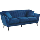 Mazin Furniture Odette 99880NAV-3 Sofa IMAGE 2