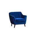  Mazin Furniture Odette 99880NAV-1 Chair IMAGE 2