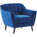  Mazin Furniture Odette 99880NAV-1 Chair IMAGE 3