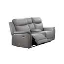  Mazin Furniture Cyrus 99840PN-LG-2C Power Reclining Loveseat with Console IMAGE 2