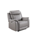 Mazin Furniture Cyrus 99840PN-LG-1G Power Glider Recliner IMAGE 1