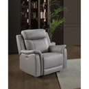  Mazin Furniture Cyrus 99840PN-LG-1G Power Glider Recliner IMAGE 5
