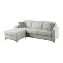  Mazin Furniture Hudson 9049PLT-3SC Reversible Sectional with 2 Pillows and Storage Chaise IMAGE 3
