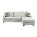  Mazin Furniture Hudson 9049PLT-3SC Reversible Sectional with 2 Pillows and Storage Chaise IMAGE 5