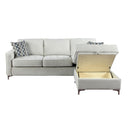  Mazin Furniture Hudson 9049PLT-3SC Reversible Sectional with 2 Pillows and Storage Chaise IMAGE 6