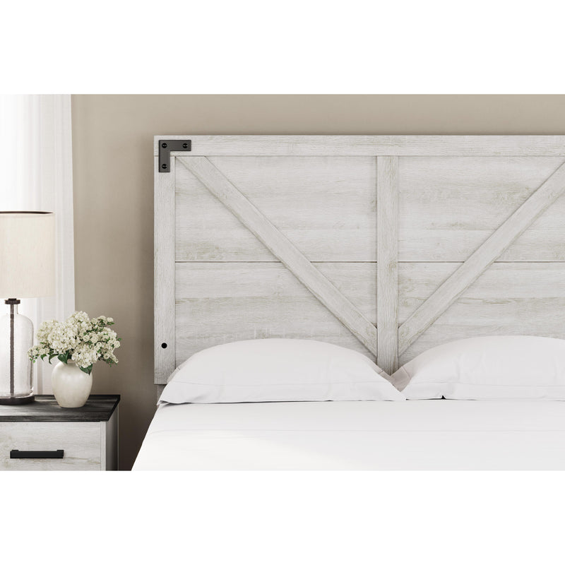 Signature Design by Ashley Shawburn EB4121-156 Full Crossbuck Panel Headboard IMAGE 3