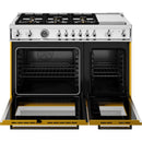 Bertazzoni 48-inch Freestanding Dual-Fuel Range PRO486BTFEPGIT IMAGE 2