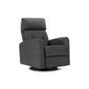 Monarch 8461113 Power Swivel Glider Reclining Chair - Grey IMAGE 1