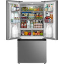 Midea 18.4 cu. ft. Counter-Depth French 3-Door Refrigerator MRF18B4AST IMAGE 2