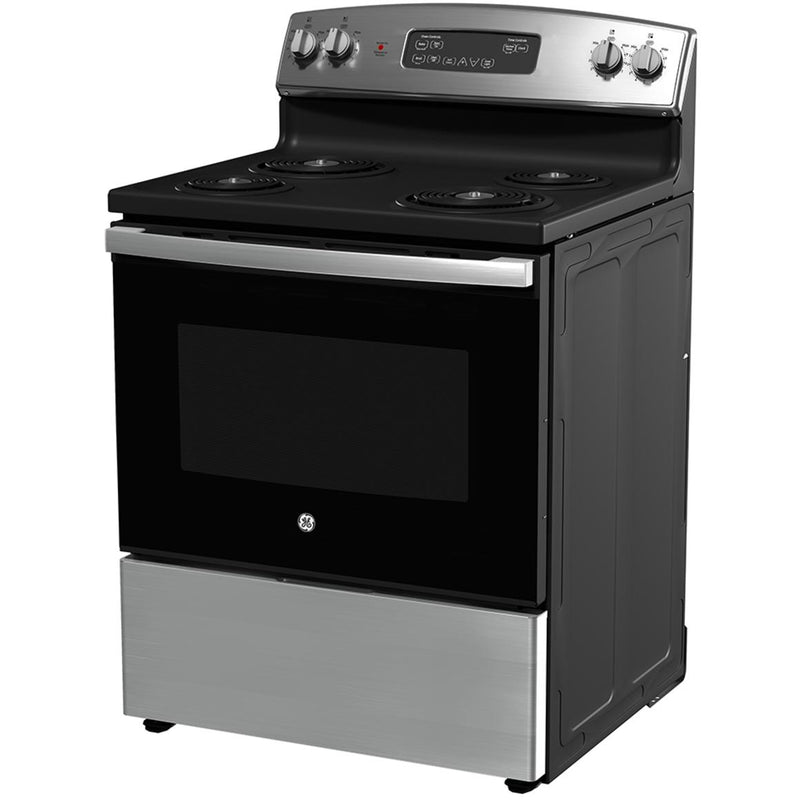 GE 30-inch Freestanding Electric Range JCBS350SVSS IMAGE 3