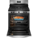 Frigidaire 30-inch Freestanding Gas Range with 5 Burners FCRG3052BS IMAGE 2