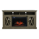  Jofran Telluride 2230-FP6032 Electric Fireplace Media Console - Driftwood IMAGE 2