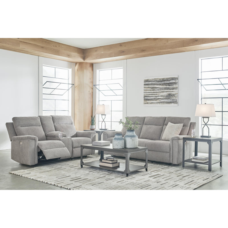 Signature Design by Ashley Barnsana Power Reclining Fabric Loveseat with Console 3320196C IMAGE 13