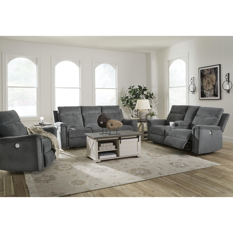 Signature Design by Ashley Barnsana Power Reclining Fabric Loveseat with Console 3320296C IMAGE 15