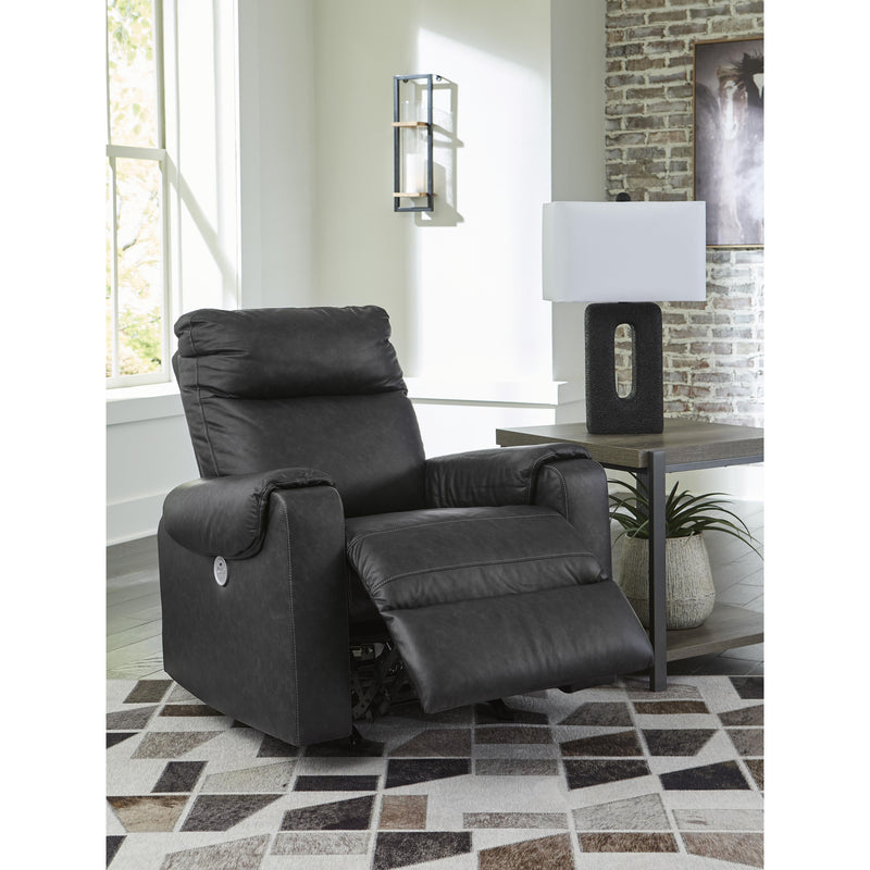 Signature Design by Ashley Axtellton Power Rocker Leather Look Recliner 3410598C IMAGE 7