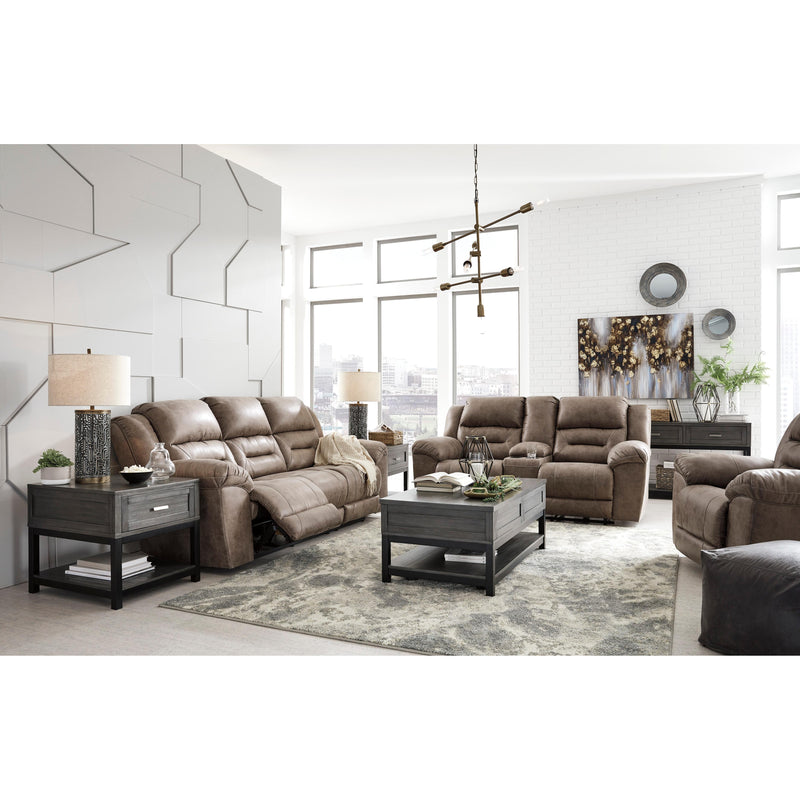 Signature Design by Ashley Stoneland Power Reclining Leather Look Loveseat with Console 3990596C IMAGE 10