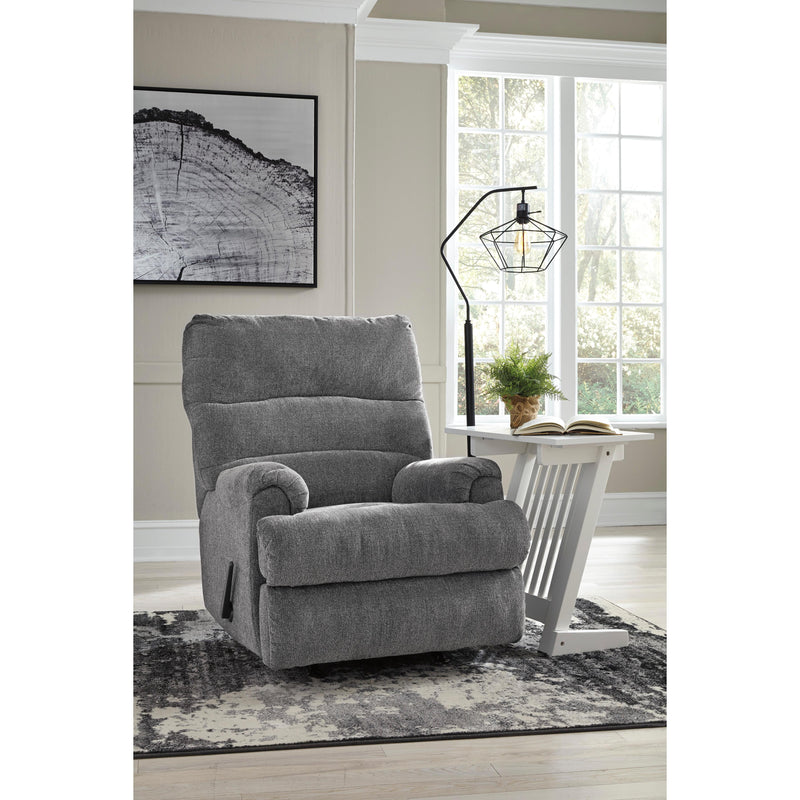 Signature Design by Ashley Man Fort Rocker Fabric Recliner 4660525C IMAGE 4