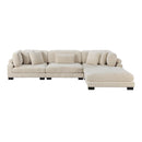  Mazin Furniture Traverse 8555BE*4OT 4 pc Modular Sectional with Ottoman IMAGE 3