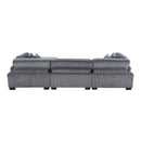  Mazin Furniture Traverse 8555GY*4OT 4 pc Modular Sectional with Ottoman IMAGE 10