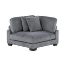  Mazin Furniture Traverse 8555GY*4OT 4 pc Modular Sectional with Ottoman IMAGE 11