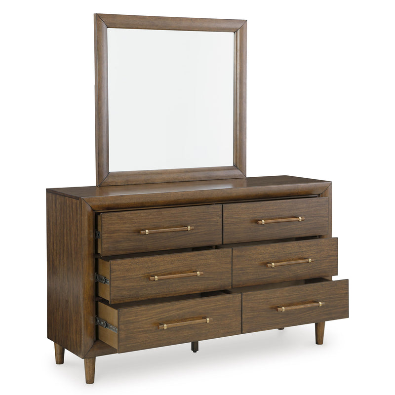 Signature Design by Ashley Lyncott 6-Drawer Dresser with Mirror B615-31/B615-36 IMAGE 2