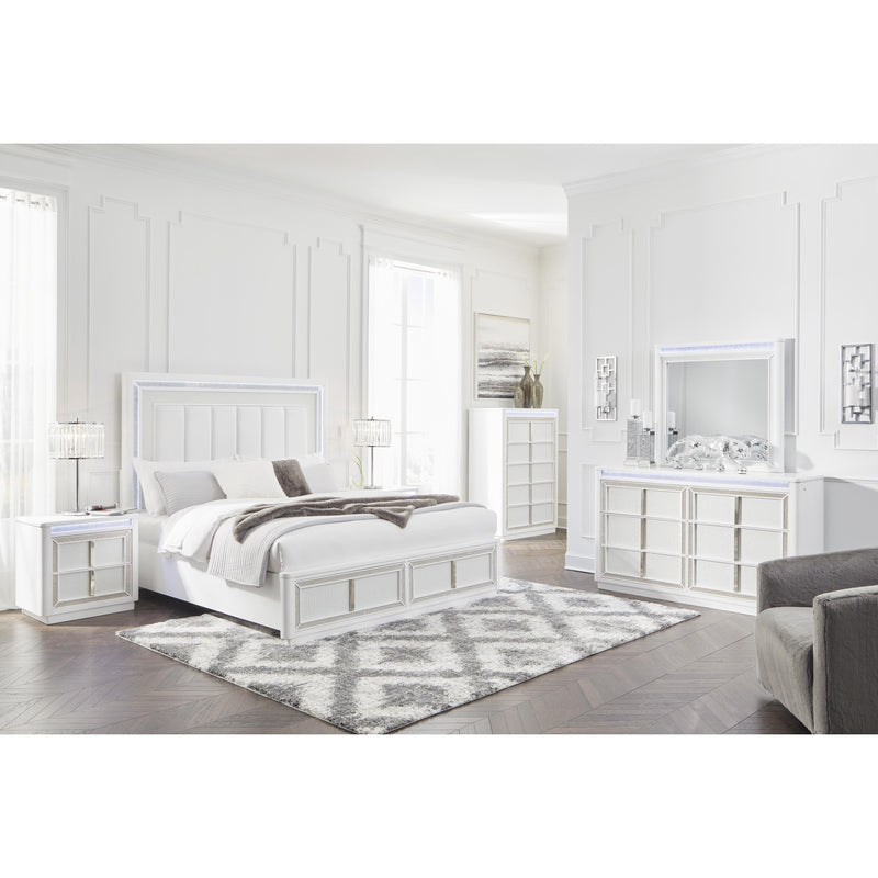 Signature Design by Ashley Chalanna Queen Upholstered Panel Bed with Storage B822-57/B822-54S/B822-97 IMAGE 14