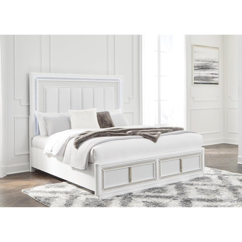 Signature Design by Ashley Chalanna Queen Upholstered Panel Bed with Storage B822-57/B822-54S/B822-97 IMAGE 7