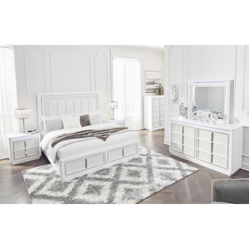 Signature Design by Ashley Chalanna Queen Upholstered Panel Bed with Storage B822-57/B822-54S/B822-97 IMAGE 8