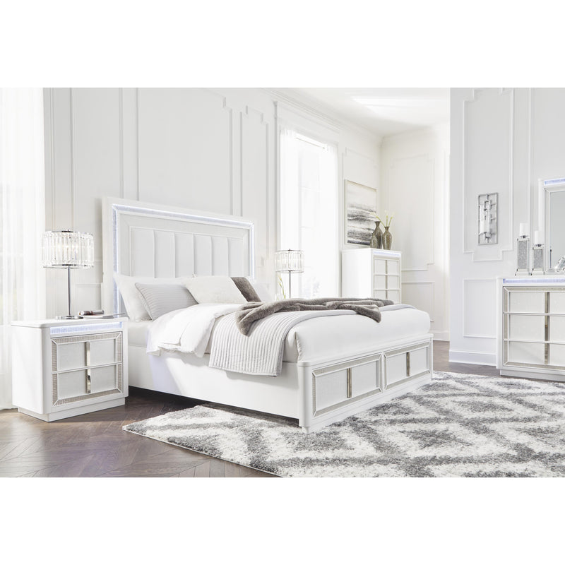 Signature Design by Ashley Chalanna Queen Upholstered Panel Bed with Storage B822-57/B822-54S/B822-97 IMAGE 9