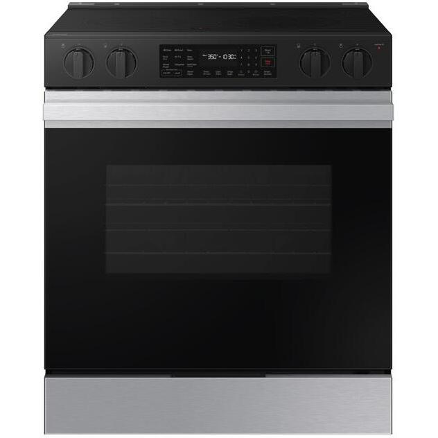 Samsung 6.3 cu. ft. Bespoke Smart Slide-In Electric Range NSE6DG8300SR/AC IMAGE 1