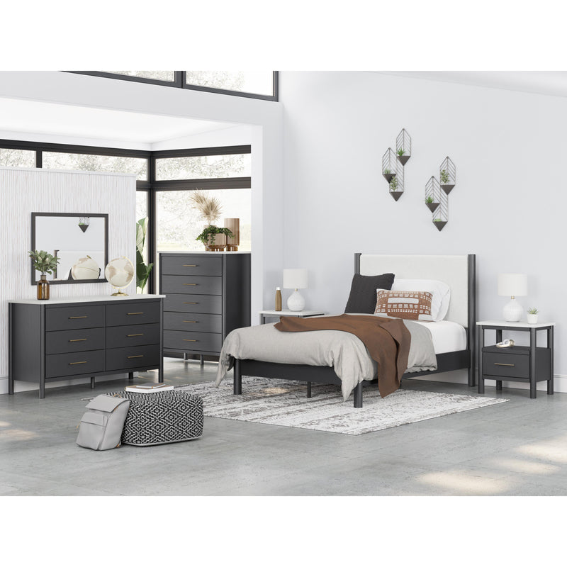 Signature Design by Ashley Cadmori Full Upholstered Panel Bed B2616-87/B2616-84/B100-12 IMAGE 7