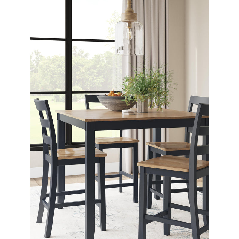 Signature Design by Ashley Gesthaven 5 pc Counter Height Dinette D399-223 IMAGE 4