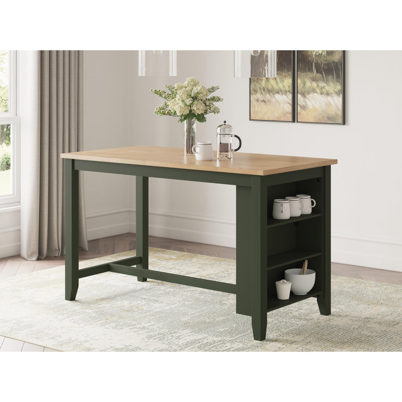 Signature Design by Ashley Gesthaven Counter Height Dining Table with Trestle Base D401-13 IMAGE 7