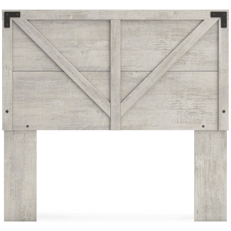 Signature Design by Ashley Shawburn EB4123-156 Full Crossbuck Panel Headboard IMAGE 2