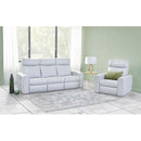  Elran Kendall Power Leather Match Recliner Kendall 40582-OPH Power Recliner with Adjustable Headrest IMAGE 3