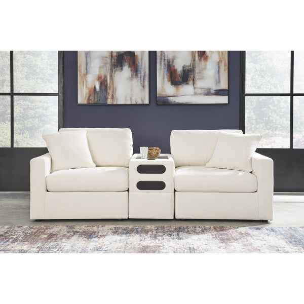 Signature Design by Ashley Modmax Stationary Fabric Loveseat with Console 9210364/9210327/9210365 IMAGE 1