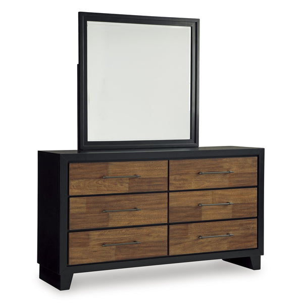 Benchcraft Kraeburn 6-Drawer Dresser with Mirror B496-31/B496-36 IMAGE 1