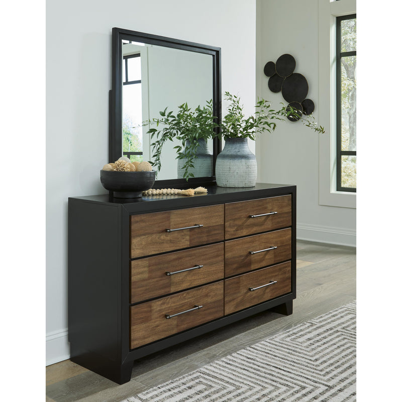 Benchcraft Kraeburn 6-Drawer Dresser with Mirror B496-31/B496-36 IMAGE 3