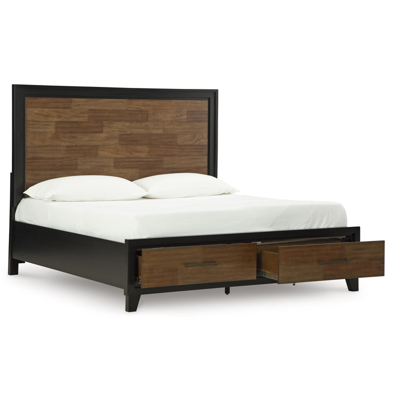 Benchcraft Kraeburn King Panel Bed with Storage B496-58/B496-56S/B496-197 IMAGE 2